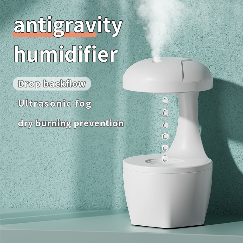 Anti-gravity Humidifier Water Droplet Backflow Aromatherapy Machine Large Capacity Office Bedroom Silent Large Fog Volume Spray